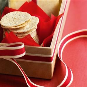 Poppy and sesame seed crackers