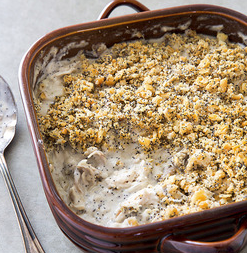 Poppy seed chicken casserole