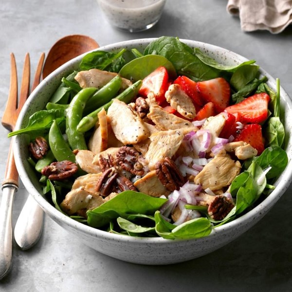 Poppy seed chicken salad 