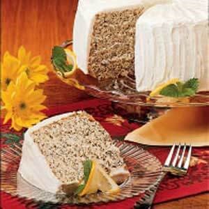 Poppy seed chiffon cake