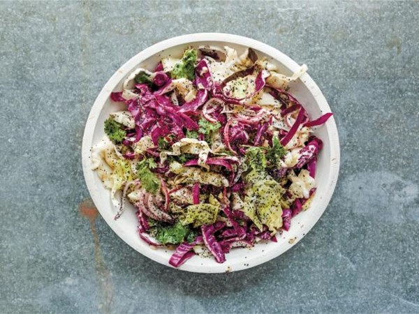 Poppy seed coleslaw