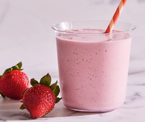 Poppy’s pink smoothie