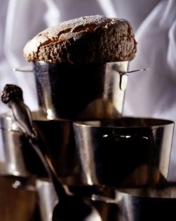 Poppyseed orange soufflé