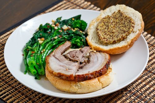 Porchetta sandwiches