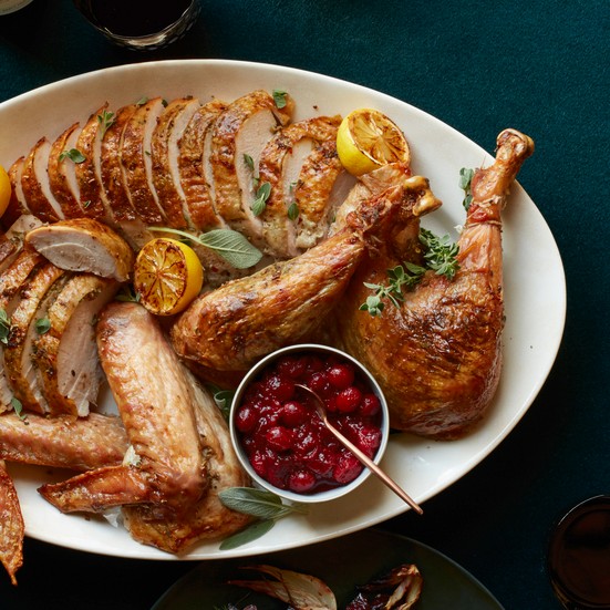 Porchetta-spiced turkey with pan gravy
