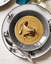 Porcini-and-chestnut soup