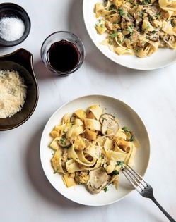 Porcini and pumpkin pappardelle [Sean Sullivan]
