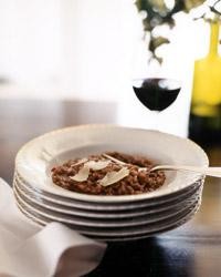 Porcini mushroom risotto 