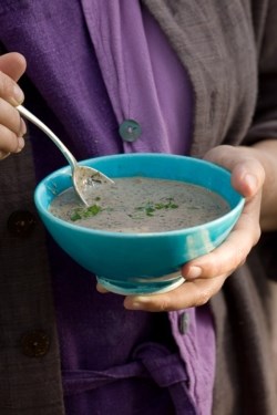 Porcini mushroom soup