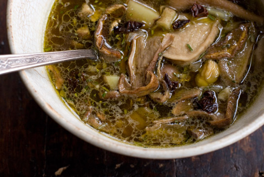 Porcini mushroom soup