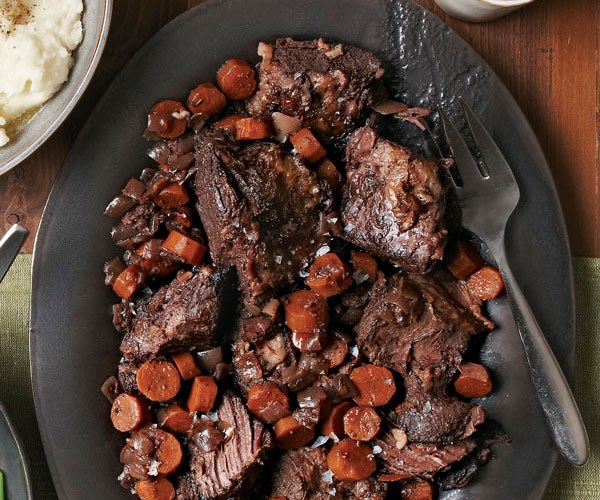 Porcini-rubbed braised beef