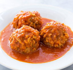 Porcupine meatballs