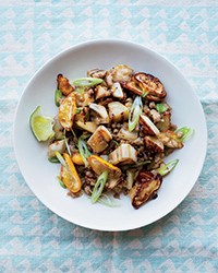 Pork & eggplant stir-fry