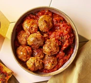Pork & harissa meatballs