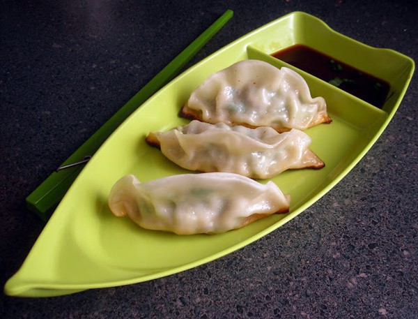 Pork & shrimp potstickers