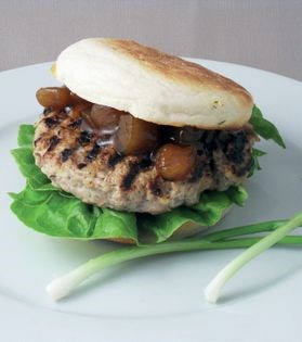 Pork and apple burgers