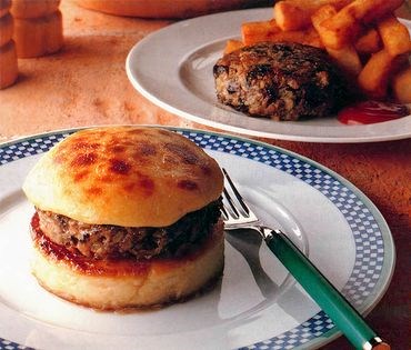Pork and black pudding patties