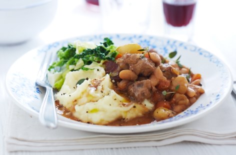 Pork and cannellini bean cassoulet