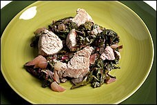 Pork and chard hash