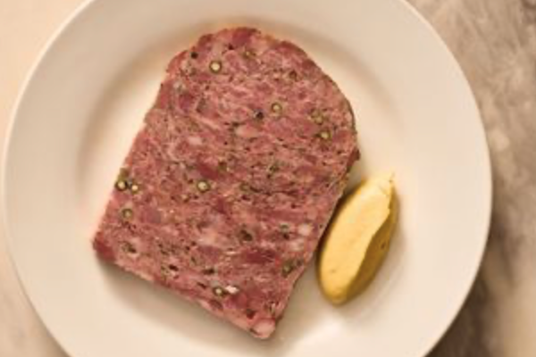 Pork and chicken liver terrine
