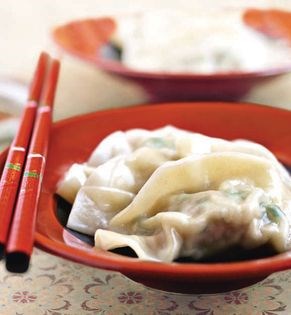Pork and chive dumplings