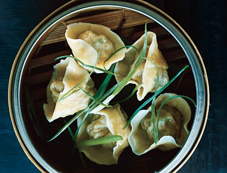 Pork and chive dumplings