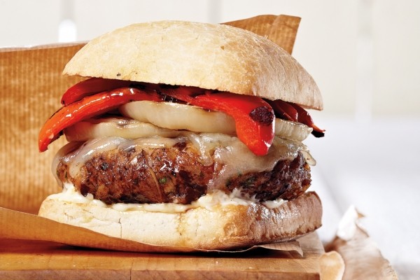Pork and chorizo burgers