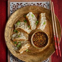 Pork and crab dumplings with spicy sour sauce