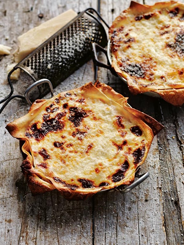 Pork and fennel cheat's lasagne