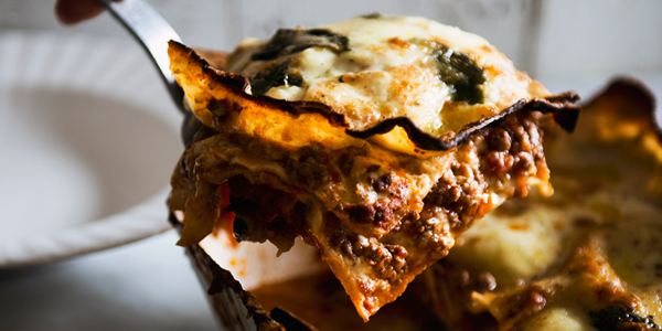 Pork and fennel lasagne