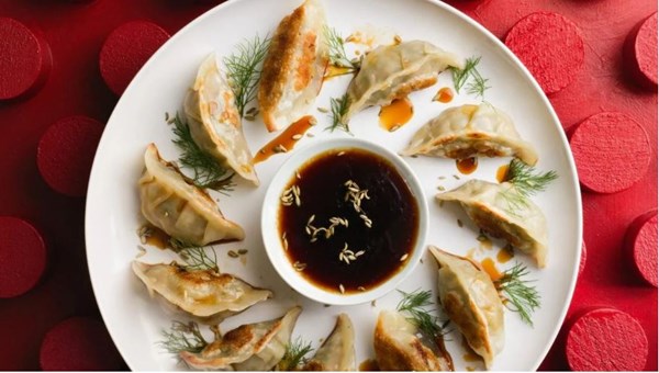 Pork and fennel pot sticker dumplings