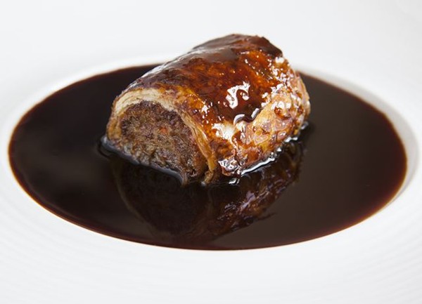 Pork and foie gras sausage rolls