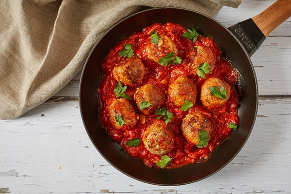 Pork and goat's cheese meatballs (Polpette alla Mammolese)