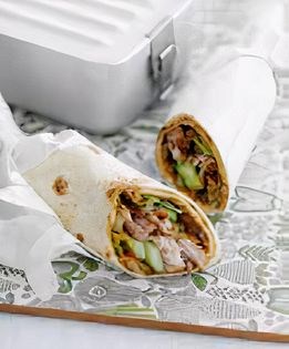 Pork and hoisin wrap