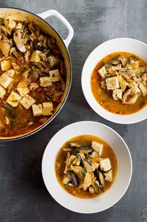 Pork and kimchi stew (Kimchi jigae)