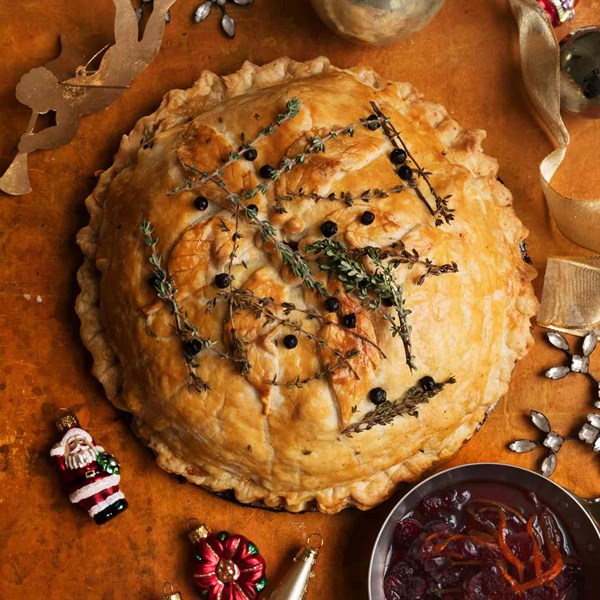 Pork and partridge pie