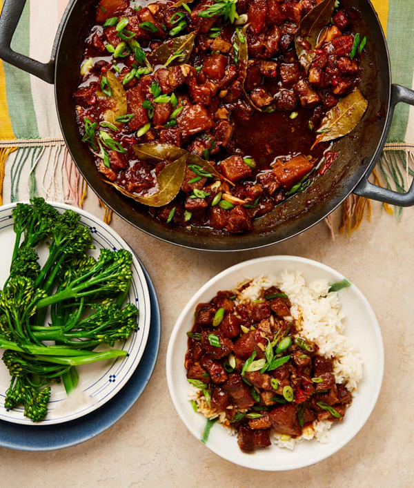 Pork and pineapple adobo