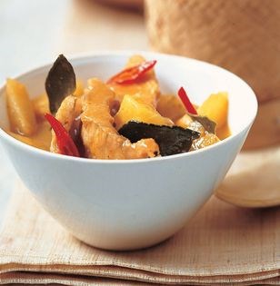 Pork and pineapple coconut curry