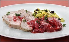 Pork and plums
