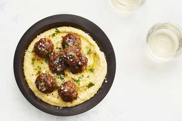 Pork and porcini meatballs