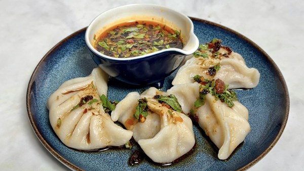Pork and prawn dumplings