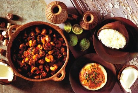 Pork and prawn stew