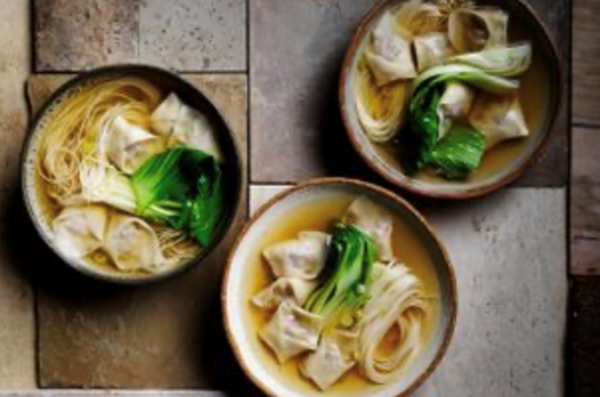 Pork and prawn wonton soup