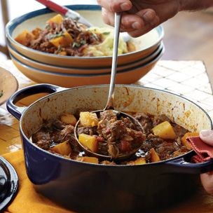 Pork and pumpkin stew