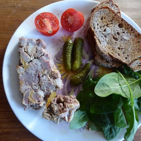 Pork and rabbit terrine (La terrine d'Albas)