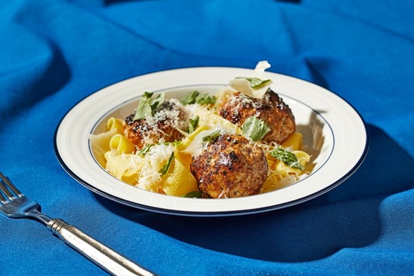 Pork and ricotta meatballs