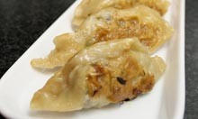 Pork and seaweed gyoza