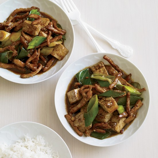 Pork-and-tofu stir-fry 