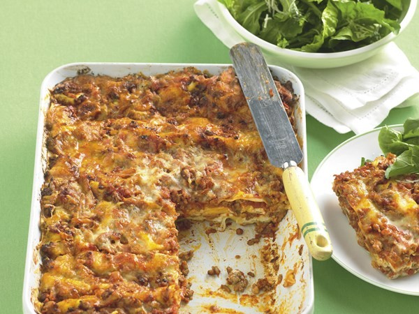 Pork and veal lasagne