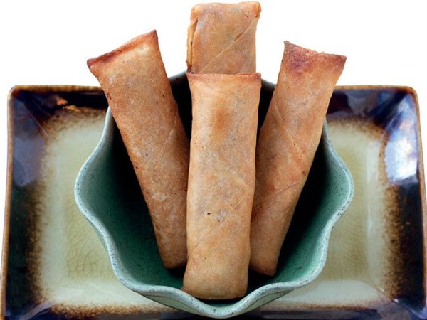 Pork and vegetable lumpia from 'The Adobo Road Cookbook' (Cook the Book)
